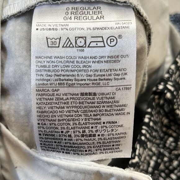 GAP Women’s Black & White Plaid Slim Crop High Rise Trouser Pants Size 4… - Picture 13 of 13